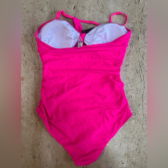 Tempt Me Women Sexy Cutout One Piece Swimsuit Halter/Strapless Tummy Control XL - Picture 4 of 7